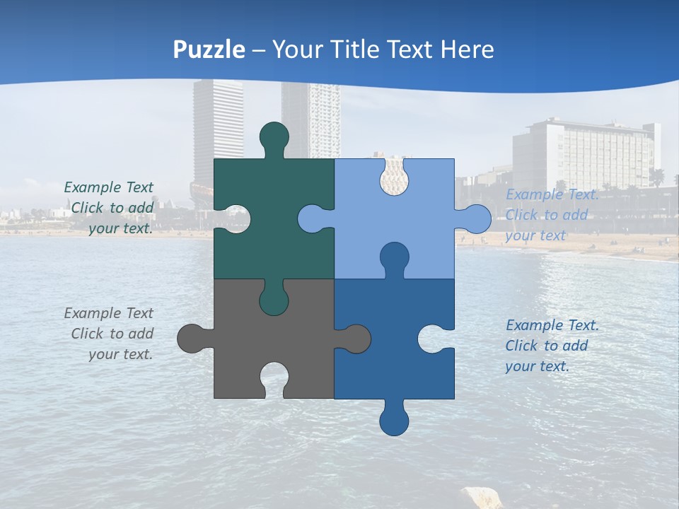 Rest Turquoise Cloud PowerPoint Template