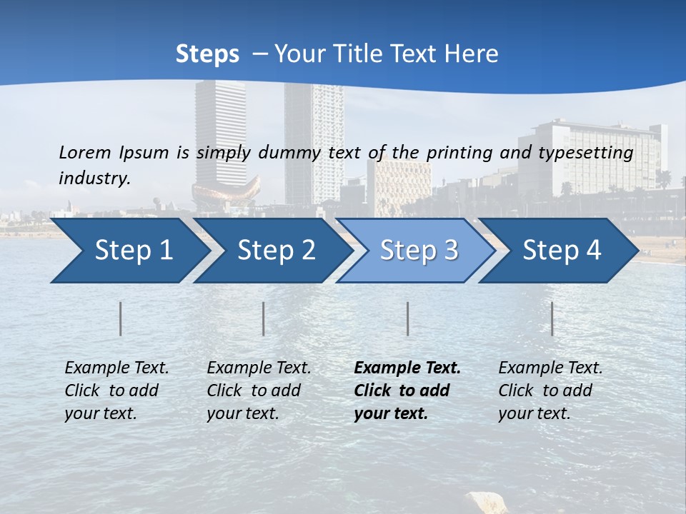 Rest Turquoise Cloud PowerPoint Template