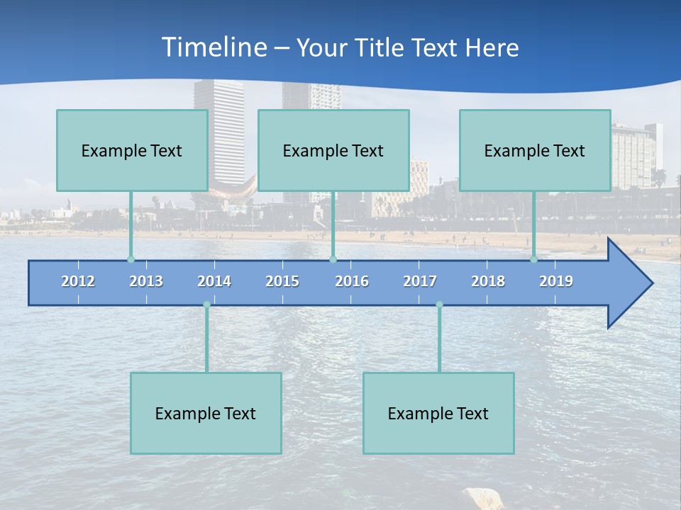 Rest Turquoise Cloud PowerPoint Template