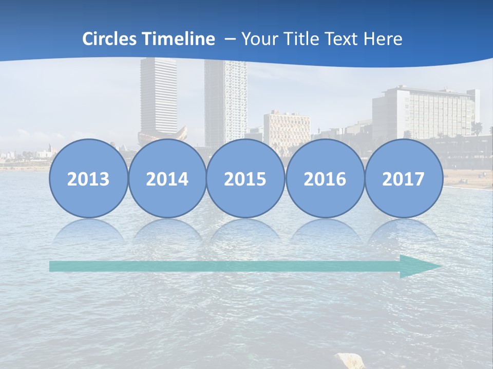 Rest Turquoise Cloud PowerPoint Template