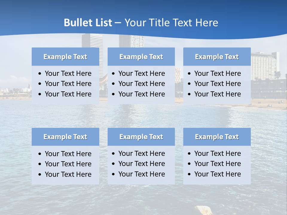 Rest Turquoise Cloud PowerPoint Template