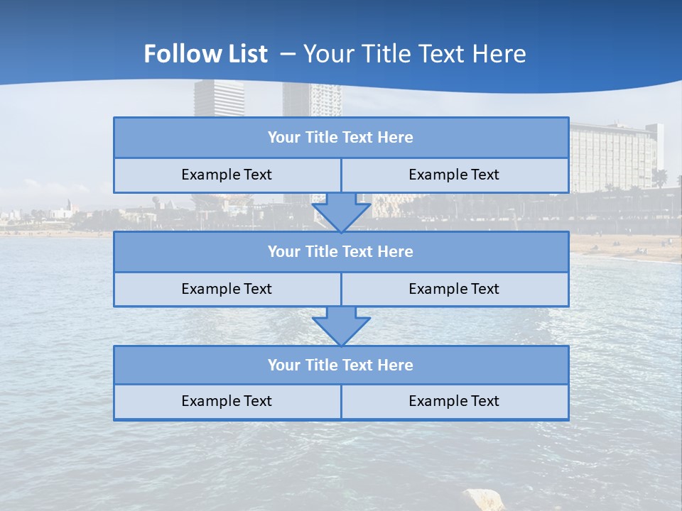Rest Turquoise Cloud PowerPoint Template