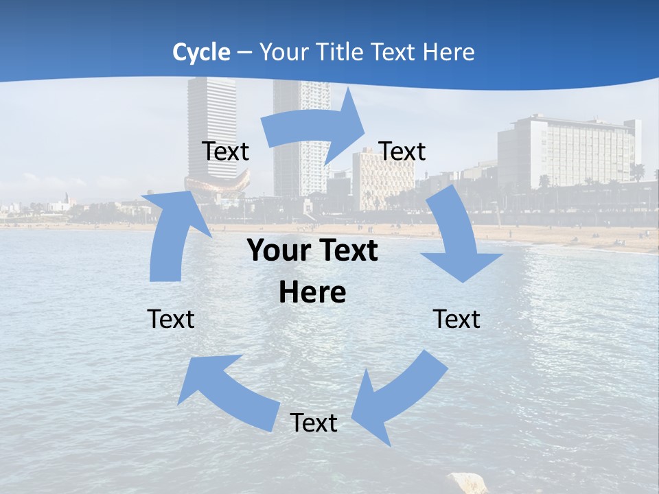 Rest Turquoise Cloud PowerPoint Template