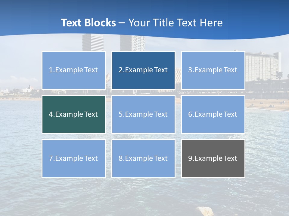 Rest Turquoise Cloud PowerPoint Template