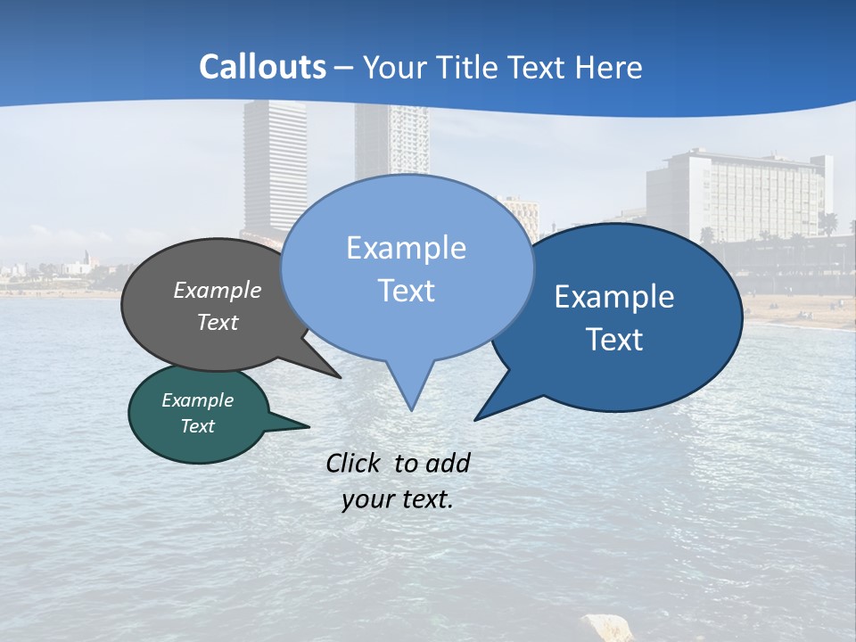 Rest Turquoise Cloud PowerPoint Template