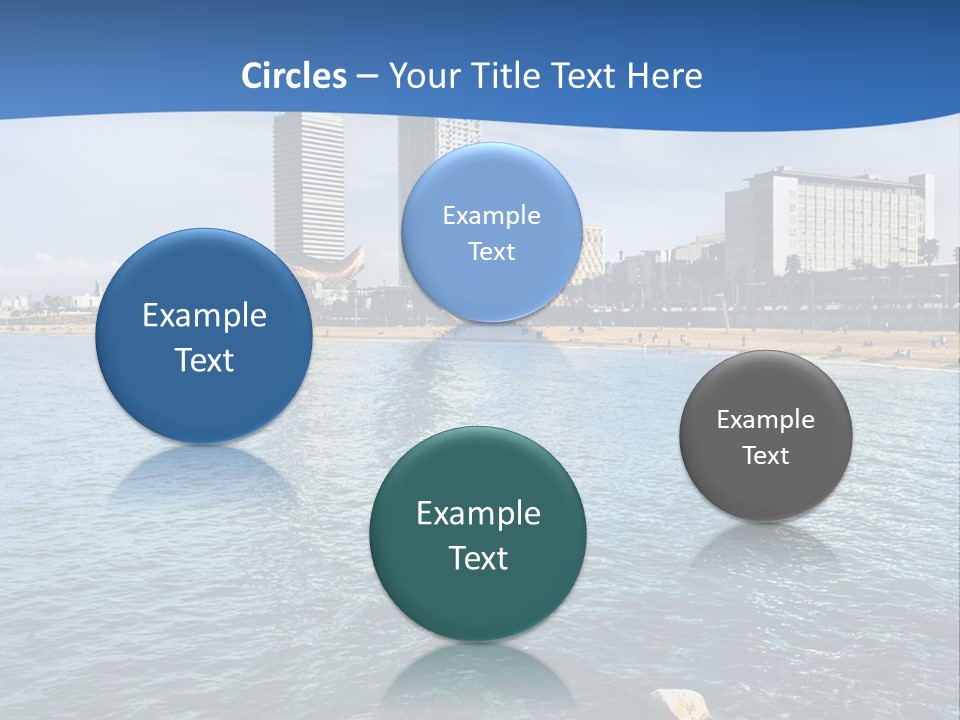 Rest Turquoise Cloud PowerPoint Template