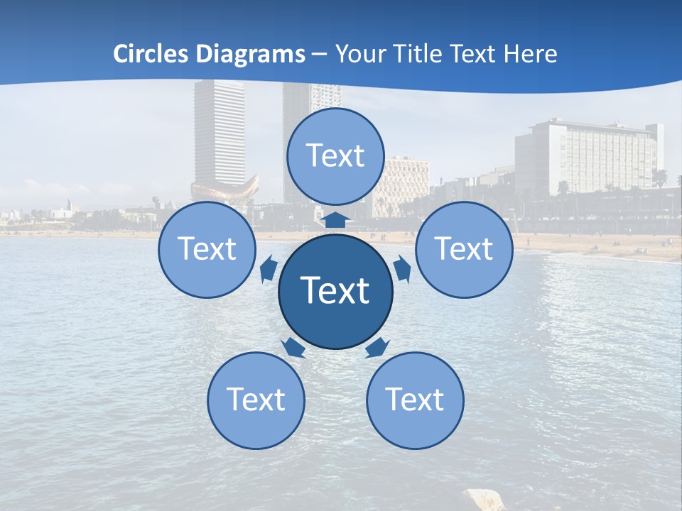 Rest Turquoise Cloud PowerPoint Template