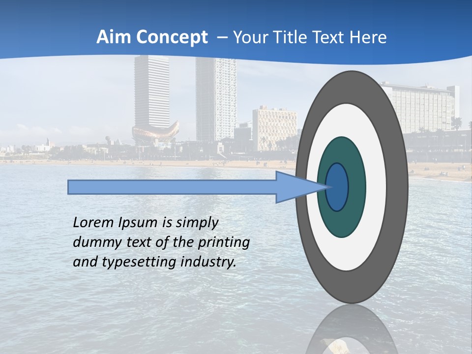 Rest Turquoise Cloud PowerPoint Template