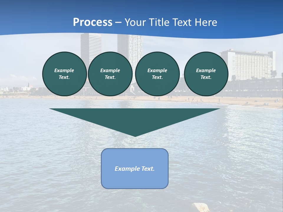 Rest Turquoise Cloud PowerPoint Template