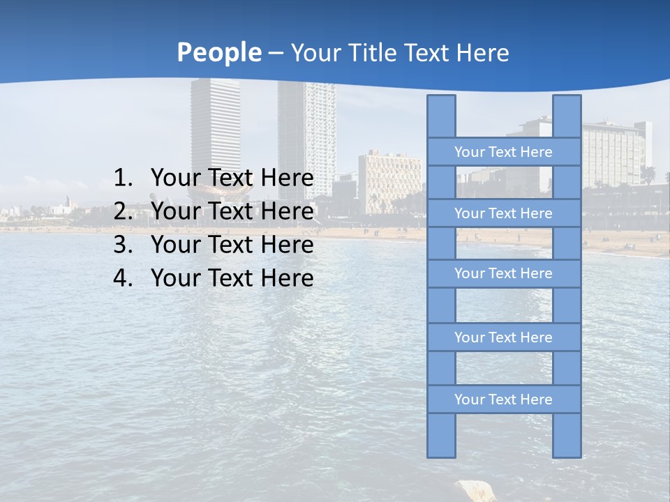 Rest Turquoise Cloud PowerPoint Template