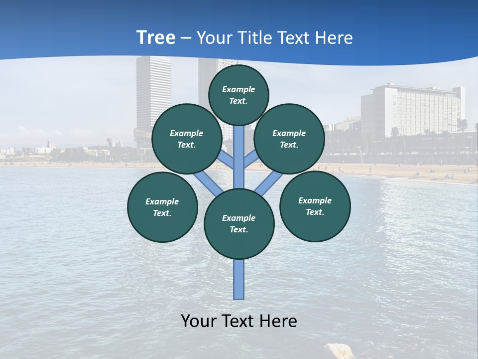 Rest Turquoise Cloud PowerPoint Template