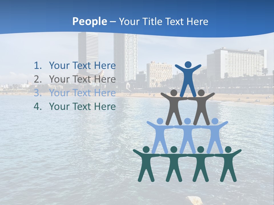 Rest Turquoise Cloud PowerPoint Template