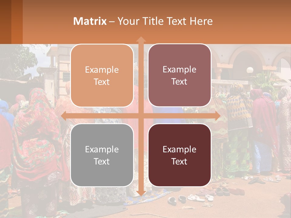 Girl Cloud Black PowerPoint Template