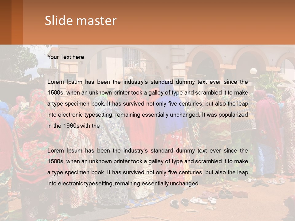 Girl Cloud Black PowerPoint Template