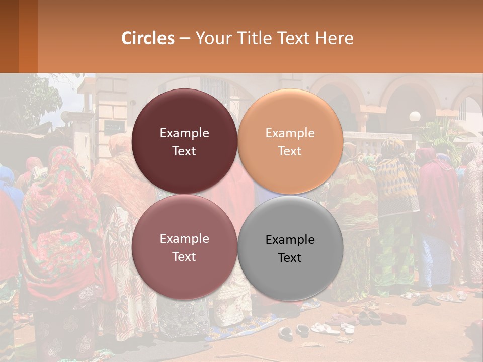 Girl Cloud Black PowerPoint Template