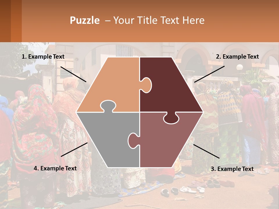 Girl Cloud Black PowerPoint Template