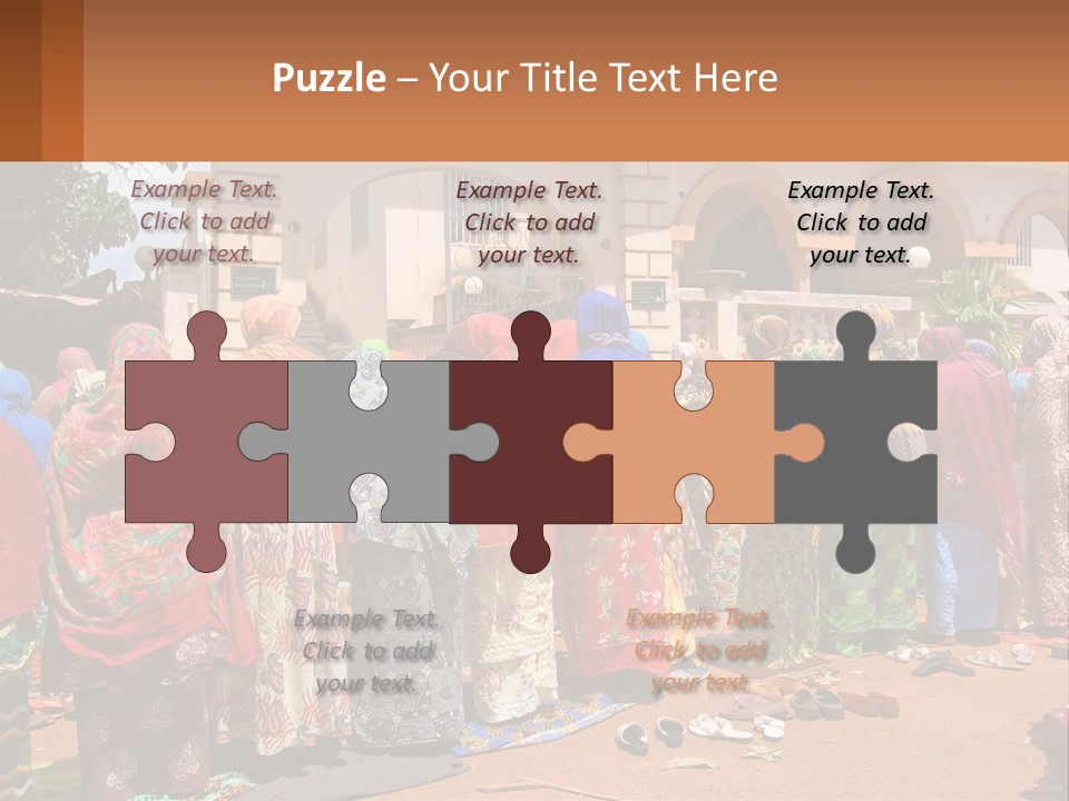 Girl Cloud Black PowerPoint Template