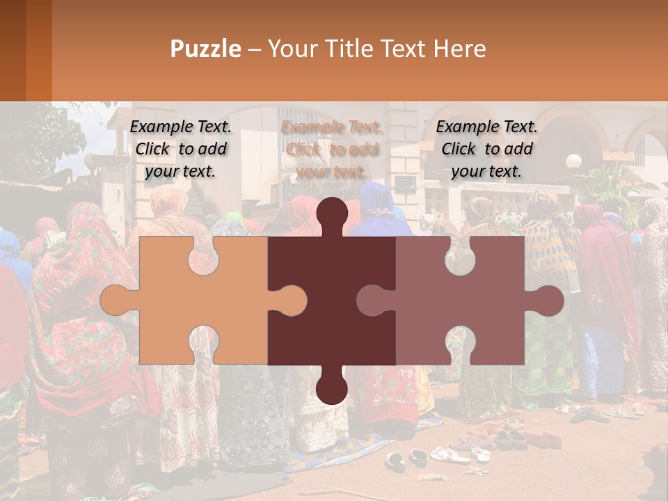 Girl Cloud Black PowerPoint Template