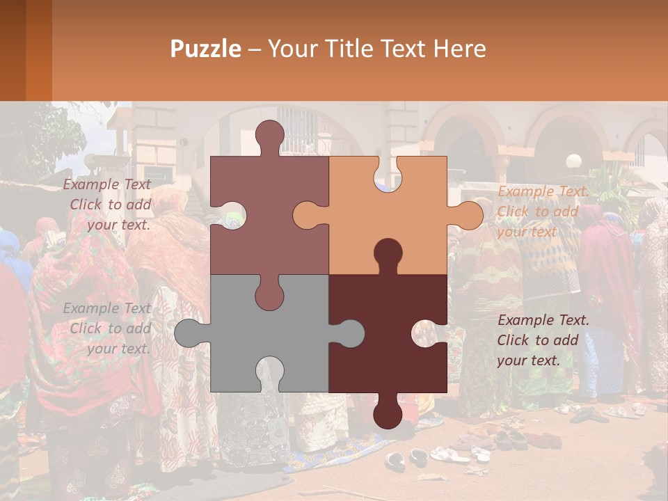 Girl Cloud Black PowerPoint Template