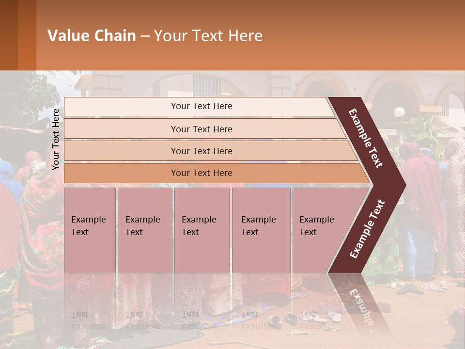 Girl Cloud Black PowerPoint Template