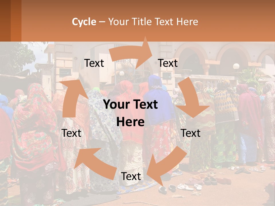 Girl Cloud Black PowerPoint Template