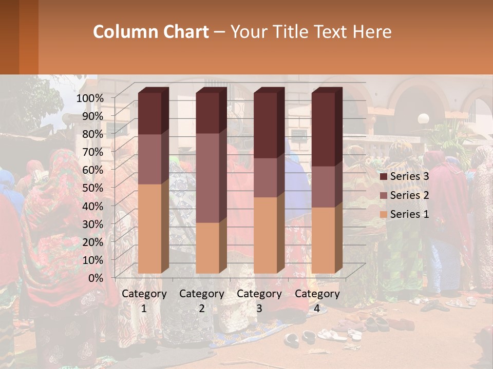 Girl Cloud Black PowerPoint Template