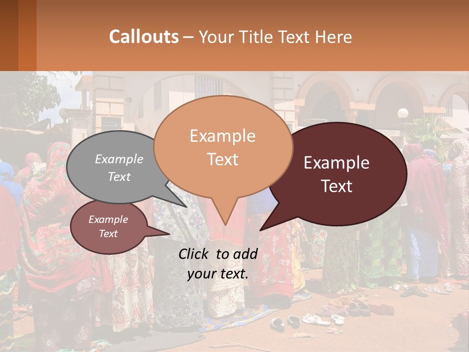 Girl Cloud Black PowerPoint Template