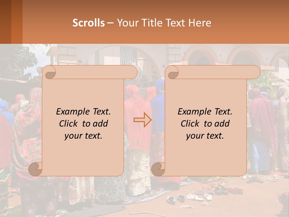 Girl Cloud Black PowerPoint Template