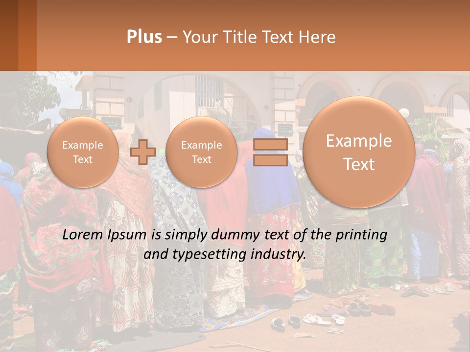 Girl Cloud Black PowerPoint Template