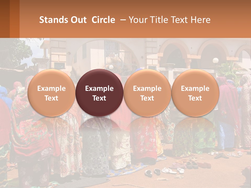 Girl Cloud Black PowerPoint Template