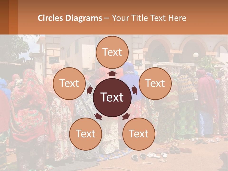 Girl Cloud Black PowerPoint Template