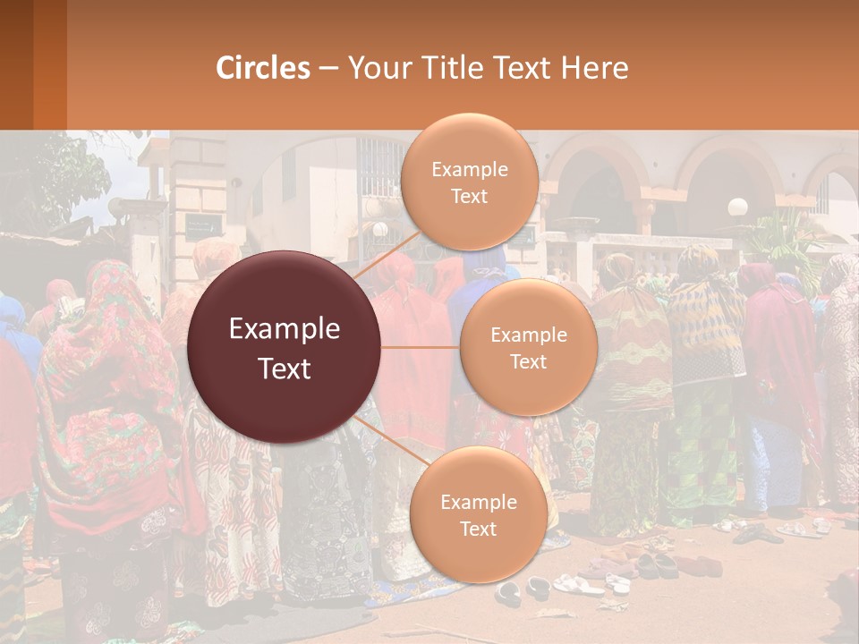 Girl Cloud Black PowerPoint Template