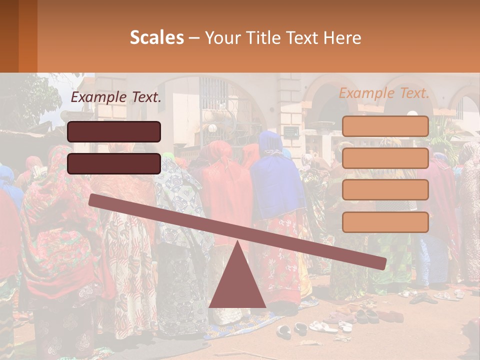 Girl Cloud Black PowerPoint Template