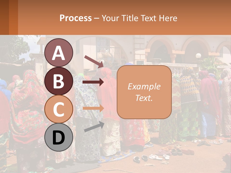 Girl Cloud Black PowerPoint Template