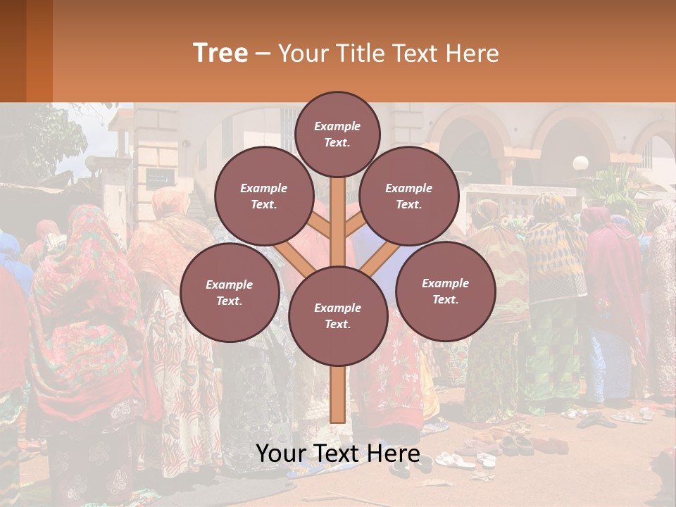 Girl Cloud Black PowerPoint Template