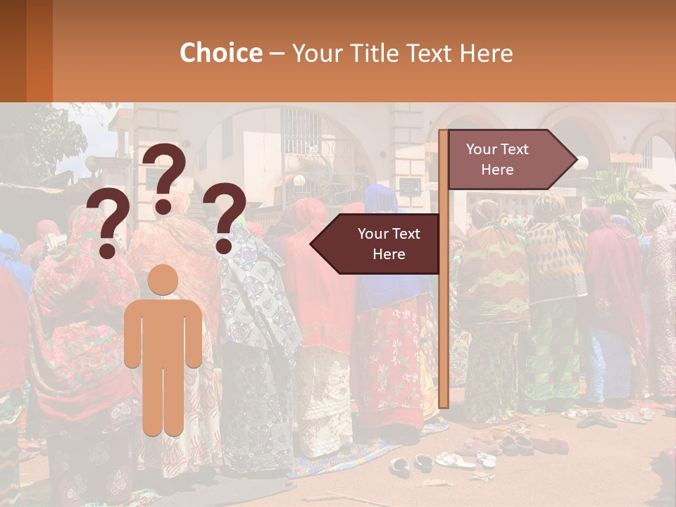 Girl Cloud Black PowerPoint Template