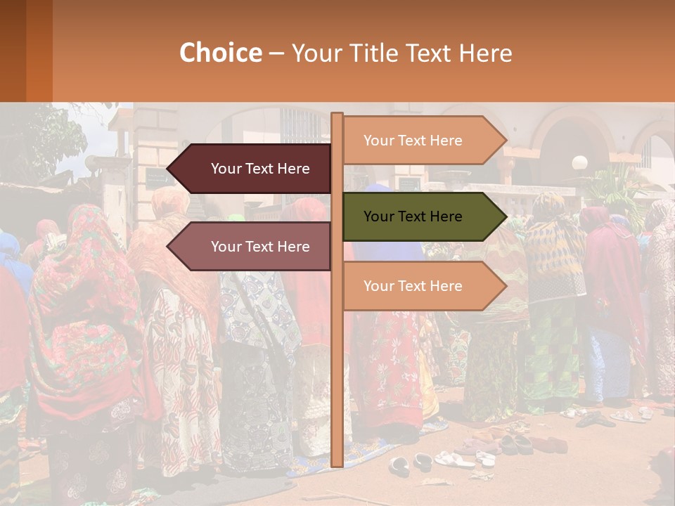 Girl Cloud Black PowerPoint Template