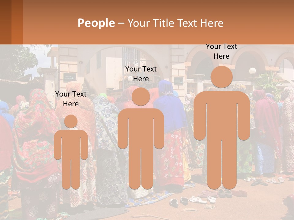 Girl Cloud Black PowerPoint Template