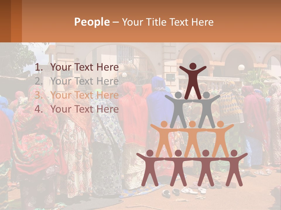 Girl Cloud Black PowerPoint Template