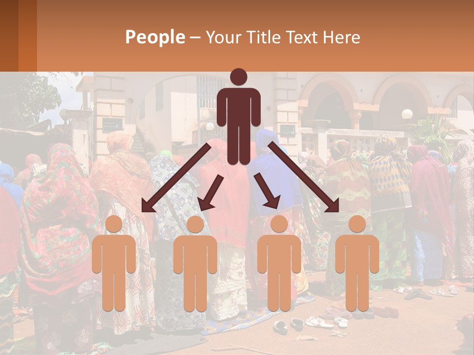 Girl Cloud Black PowerPoint Template