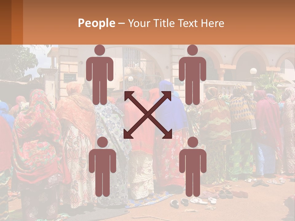 Girl Cloud Black PowerPoint Template