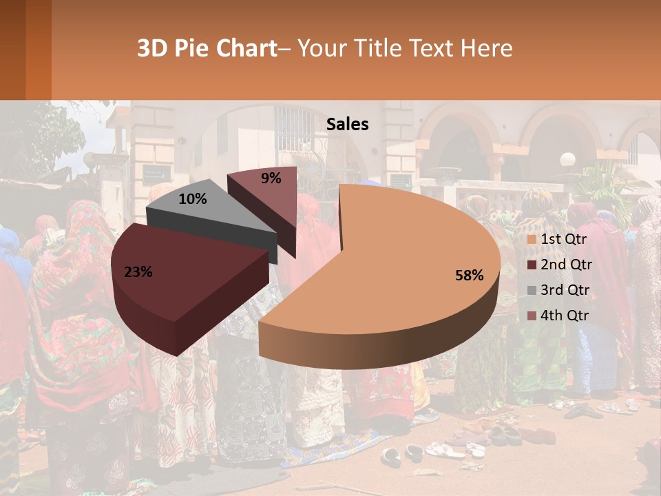 Girl Cloud Black PowerPoint Template