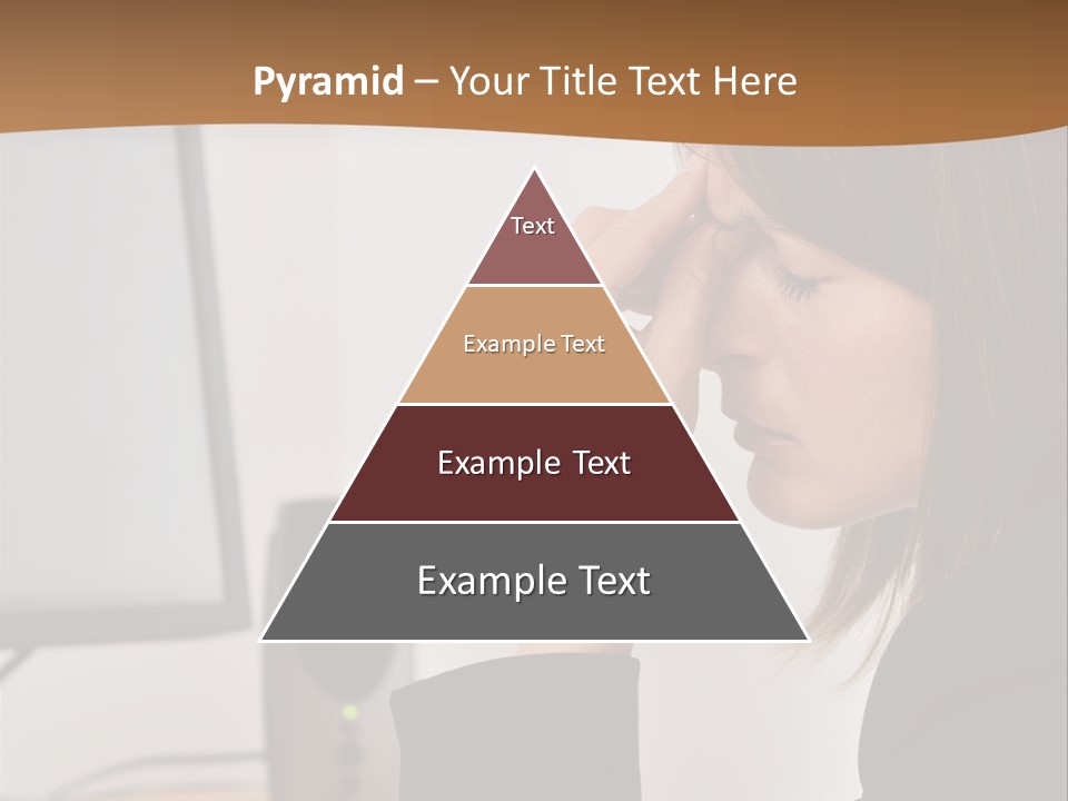 Female File Table PowerPoint Template