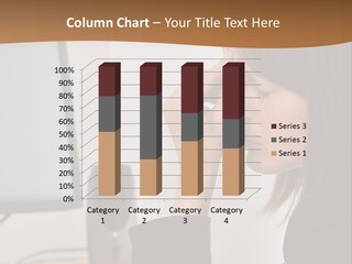 Female File Table PowerPoint Template