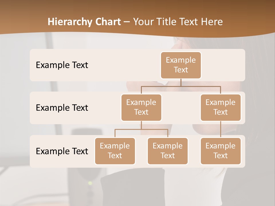 Female File Table PowerPoint Template
