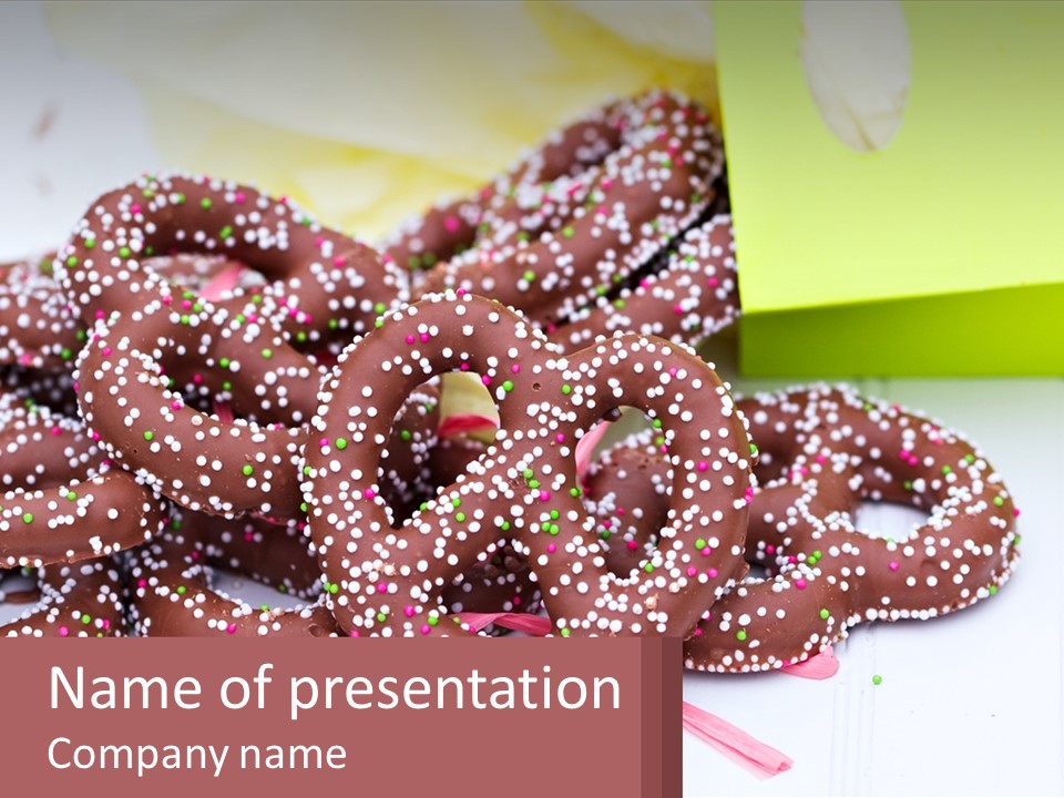 Bag Gift Eating PowerPoint Template