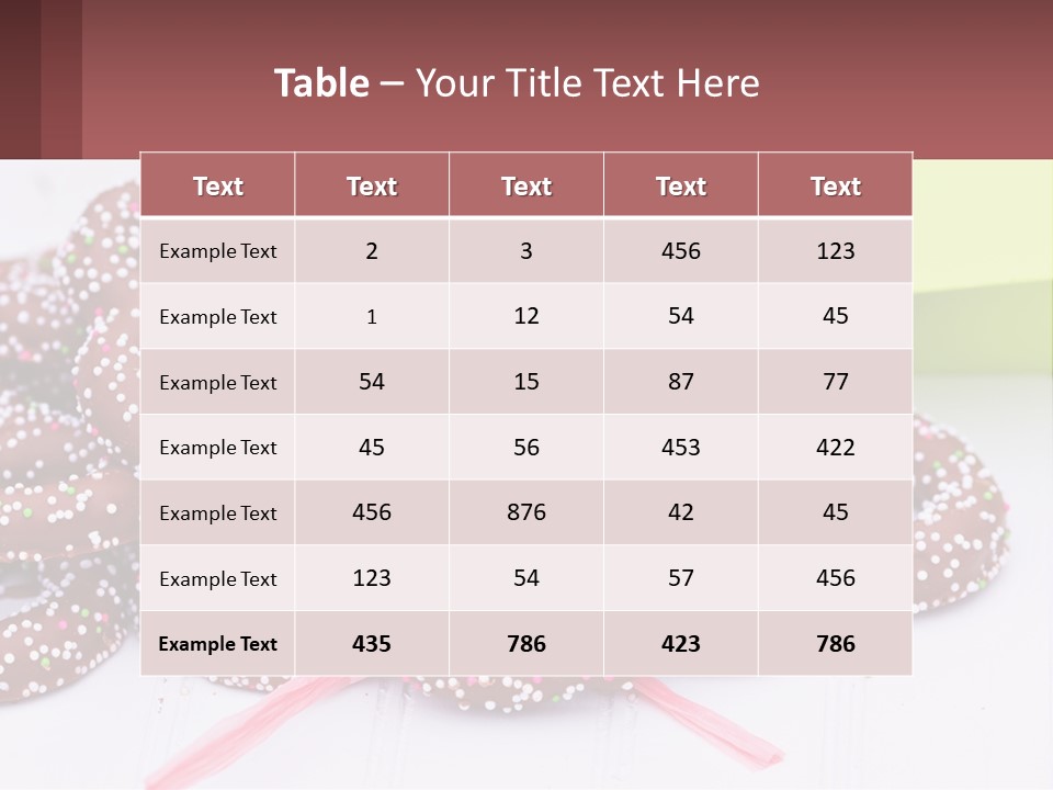 Bag Gift Eating PowerPoint Template