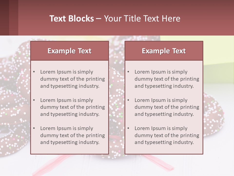 Bag Gift Eating PowerPoint Template