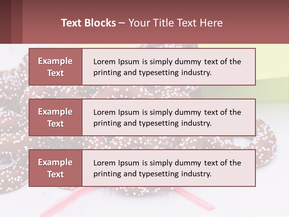 Bag Gift Eating PowerPoint Template