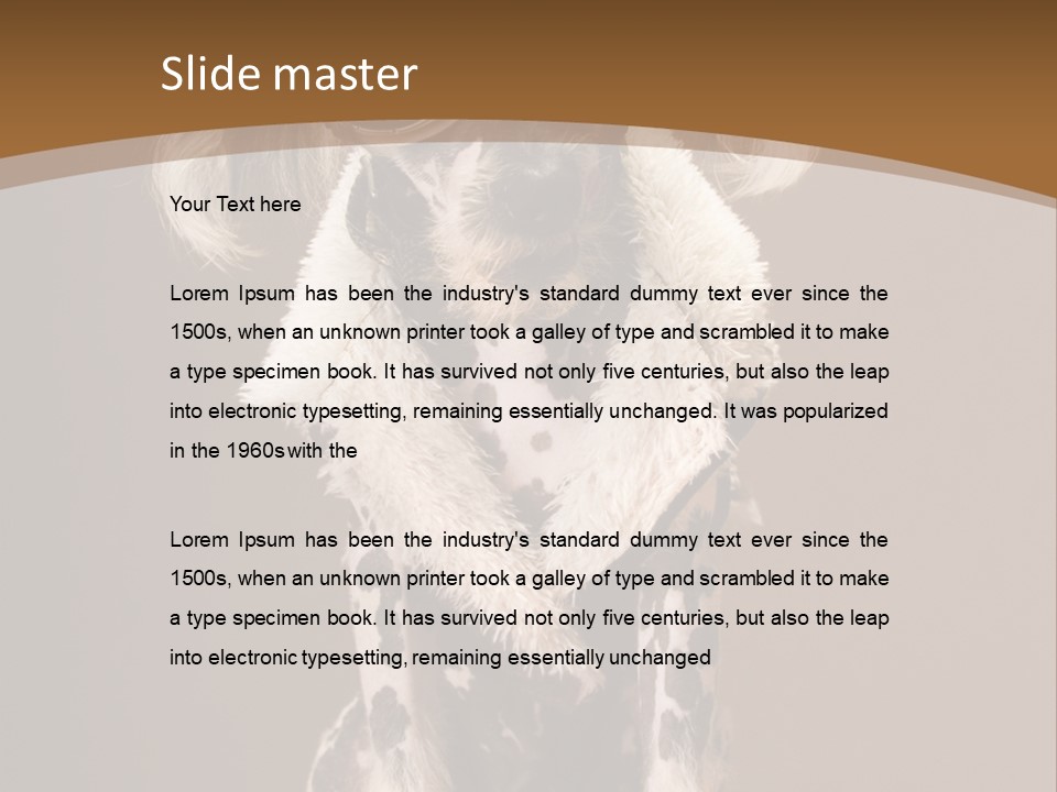 Fashion Clothes Male PowerPoint Template